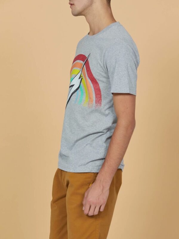 TEE RAINBOW (gris) Lightningbolt